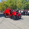 Desfile de unidades bomberos
